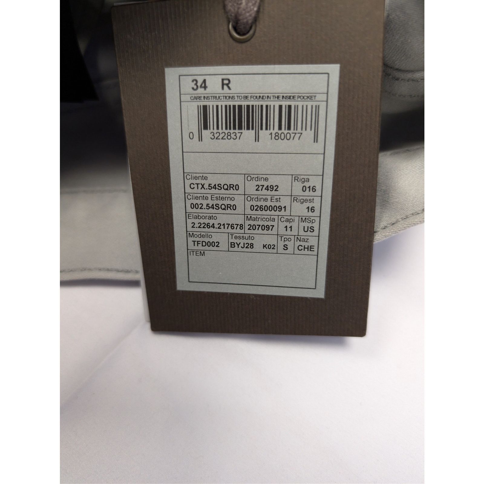 Tom Ford o1rshd1 Straight Jeans in Grey Size US 34 / EU 50 - 22 Thumbnail