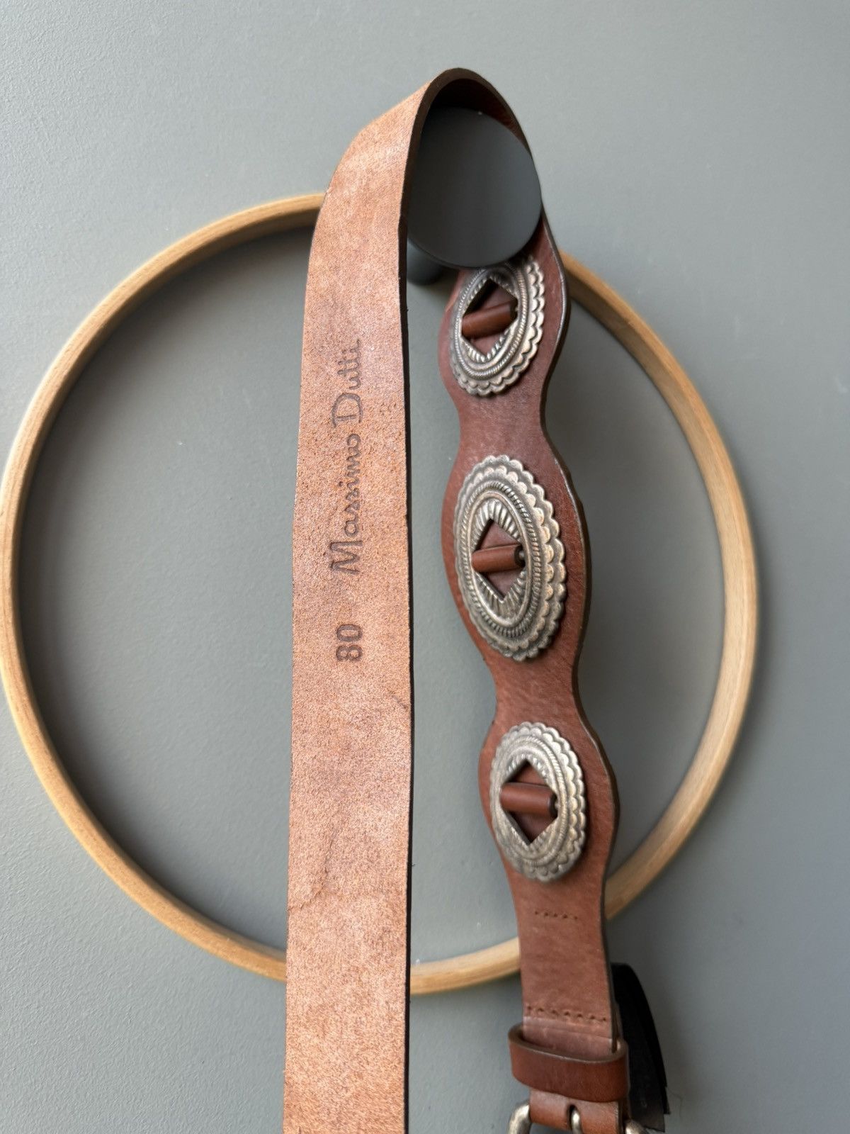 Massimo Dutti Massimo Dutti Boho Western Leather Belt Size ONE SIZE - 5 Thumbnail