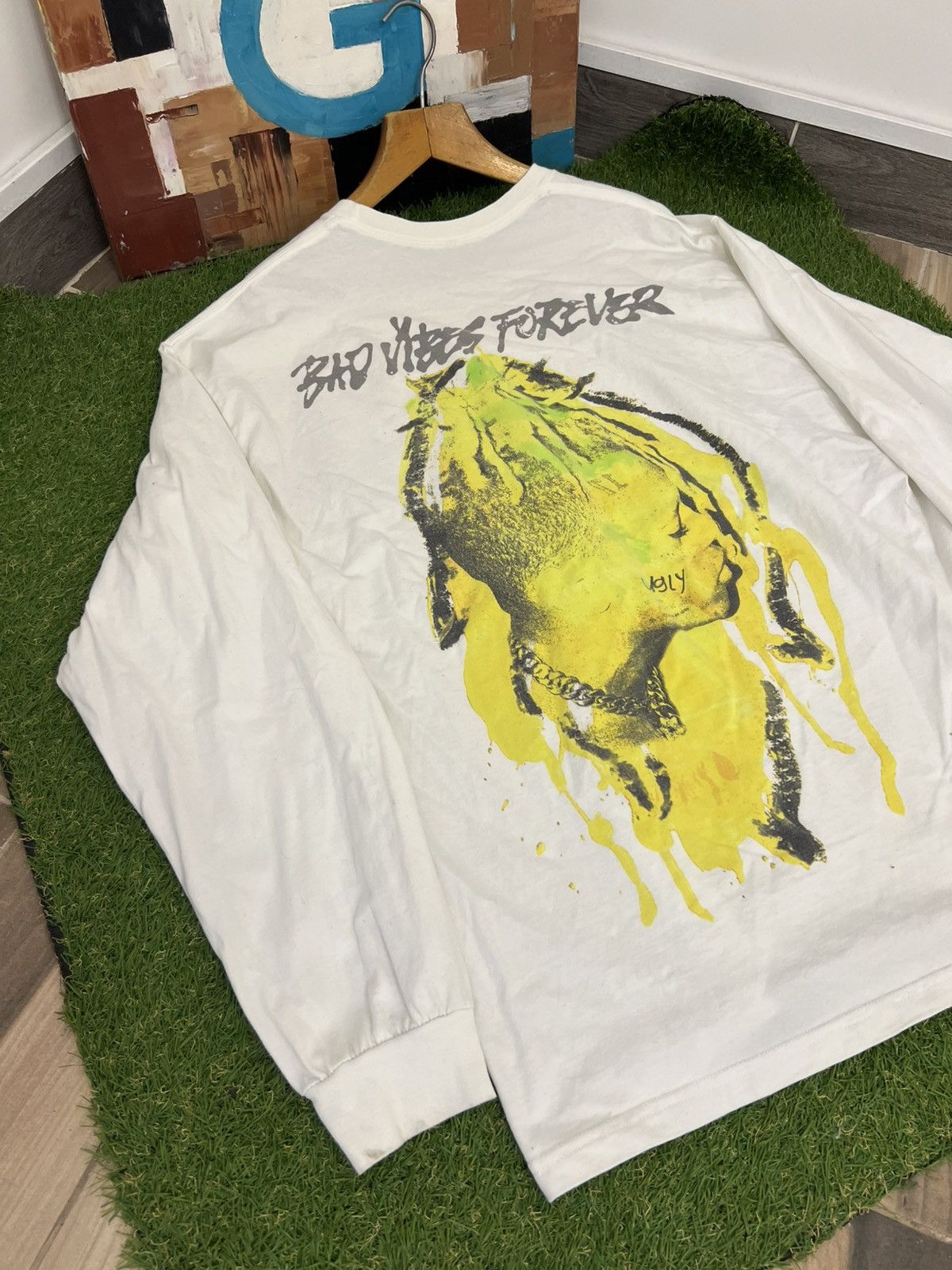 Revenge Black XXXTentacion Bad Vibes Forvr Long Sleeve Graphic Shirt Size US XXL / EU 58 / 5 - 5 Thumbnail