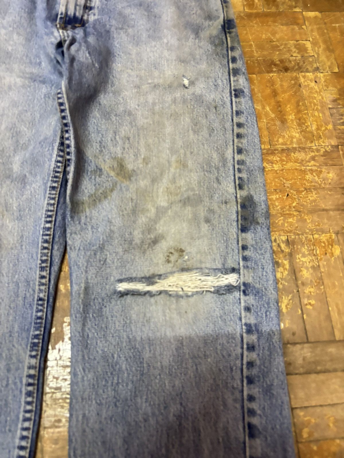 Jean × Levi's × Vintage Vintage Levis 505 Regular Fit Men Jeans (Size 32) Size US 32 / EU 48 - 4 Thumbnail