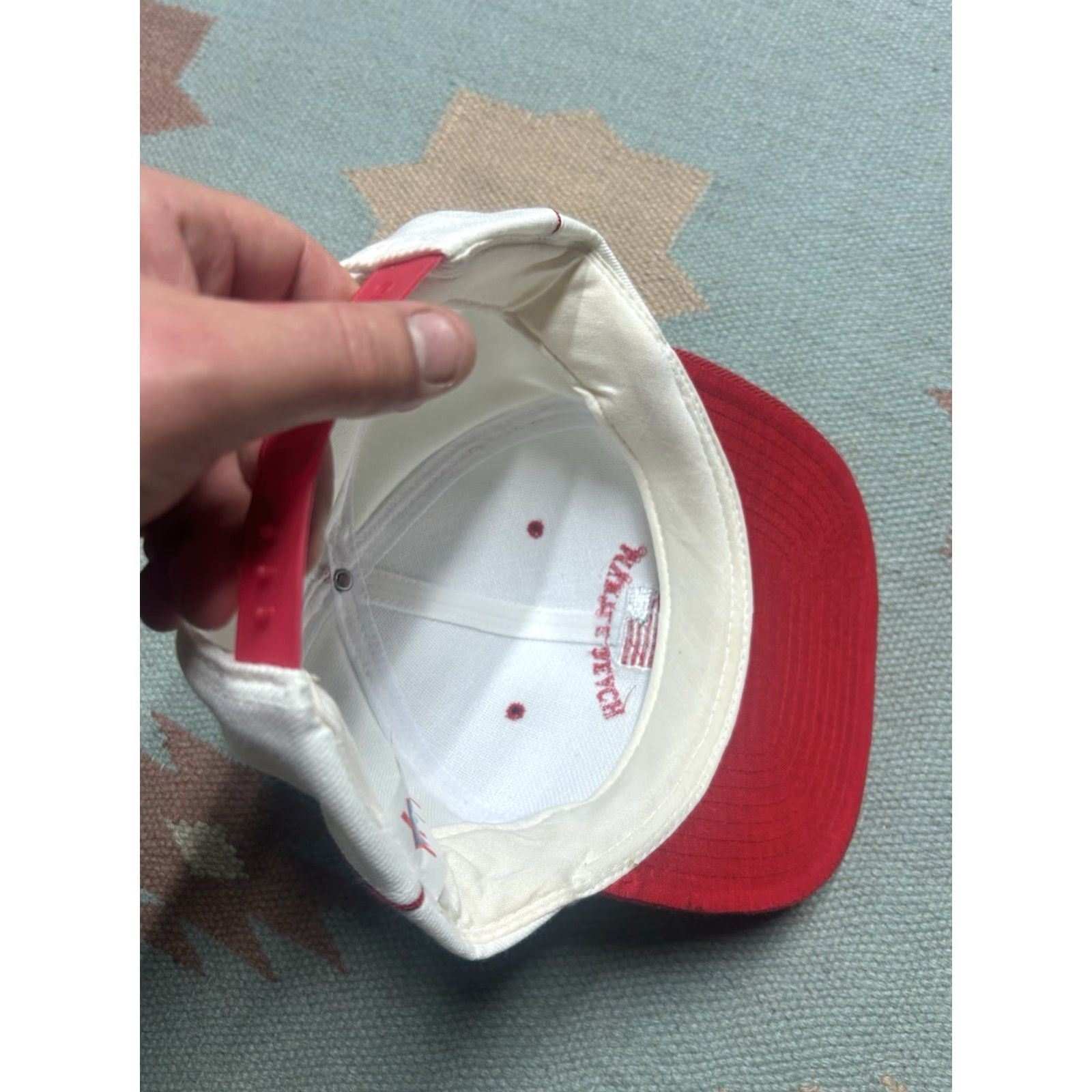 Vintage VINTAGE 90s SnapBack hat cap Myrtle Beach South Carolina red white adjustable Men Mens Hats Size ONE SIZE - 6 Thumbnail