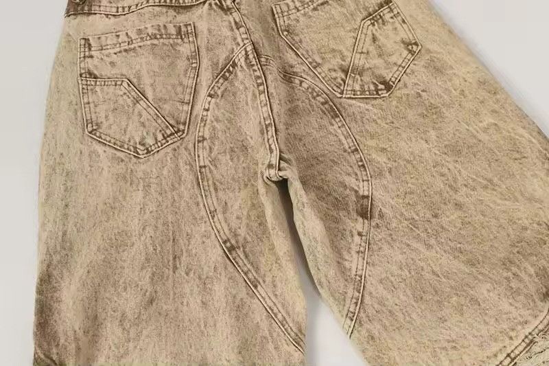 Jean Distressed Designer Streetwear Washed Y2k Denim Pants Jeans Size US 33 - 4 Thumbnail