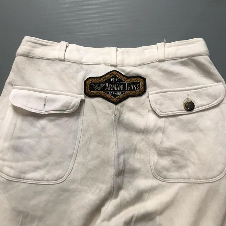 Emporio Armani × Giorgio Armani Vintage Armani Jeans Garment Sweat Jogger Pants Trackpants Size US 35 - 5 Thumbnail