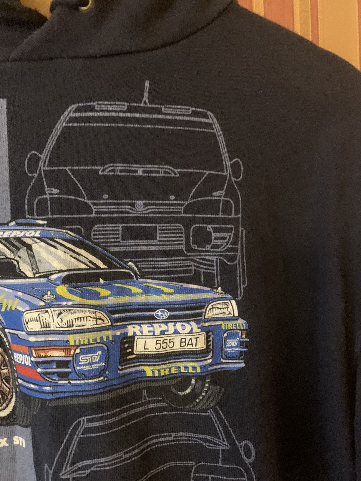 Vintage Subaru Impreza WRX STI Colin McRae and Richard Burns hoodie Size US M / EU 48-50 / 2 - 8 Thumbnail