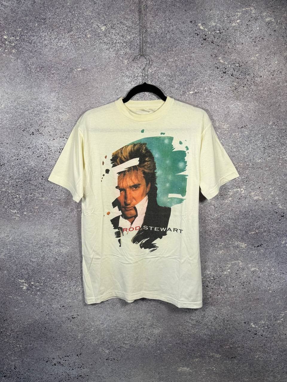 Band Tees 90's Vintage 1991 Rod Stewart Vagabond Heart Tour Tee Medium Size US M / EU 48-50 / 2 - 1 Thumbnail