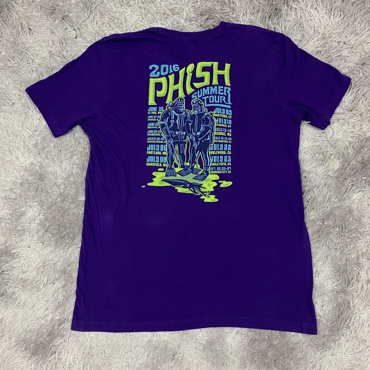 Band Tees Rock band phish summer tour 2016 Size US XL / EU 56 / 4 - 5 Thumbnail