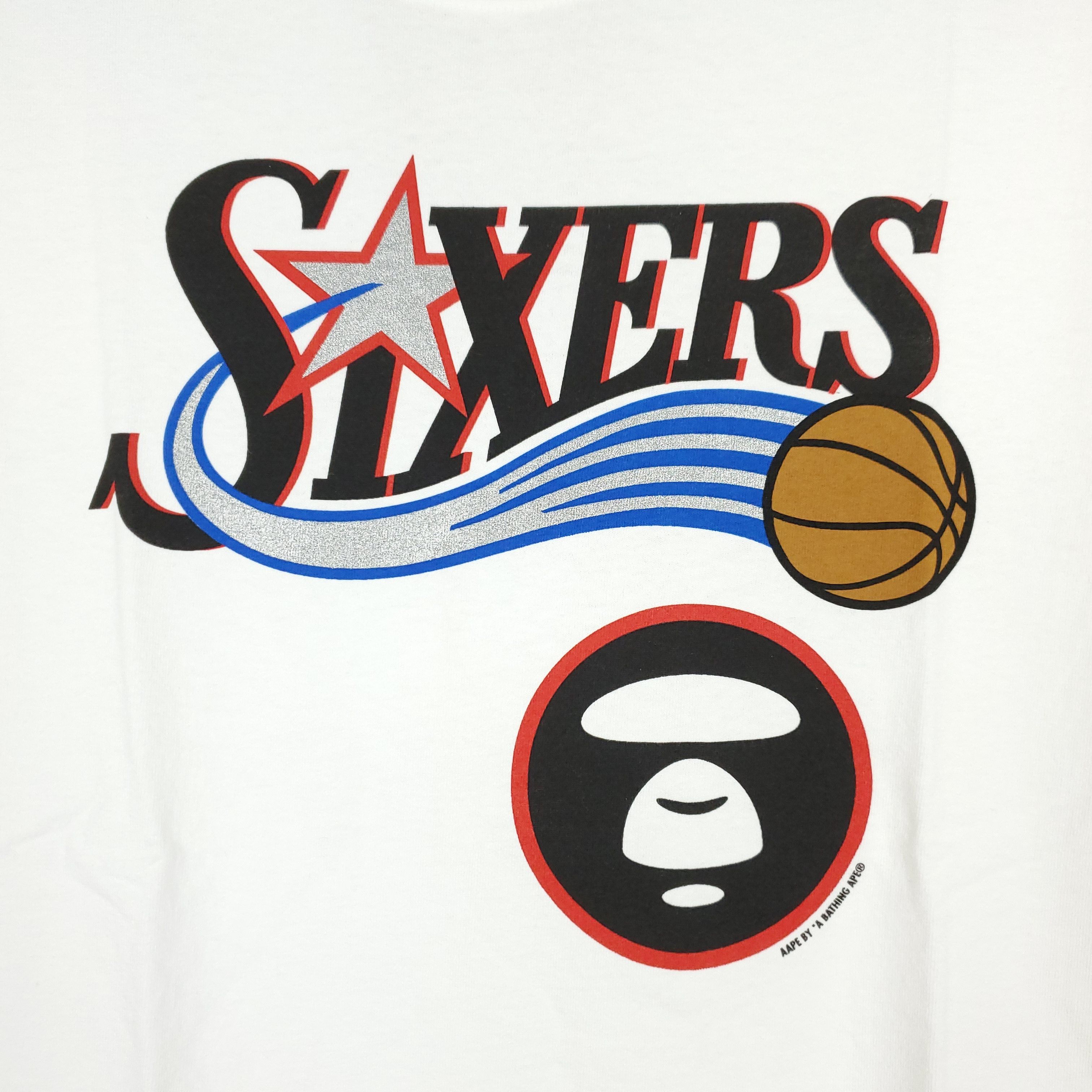 Aape Aape x Mitchell & Ness Philadelphia 76ers Tee Size US S / EU 44-46 / 1 - 3 Thumbnail