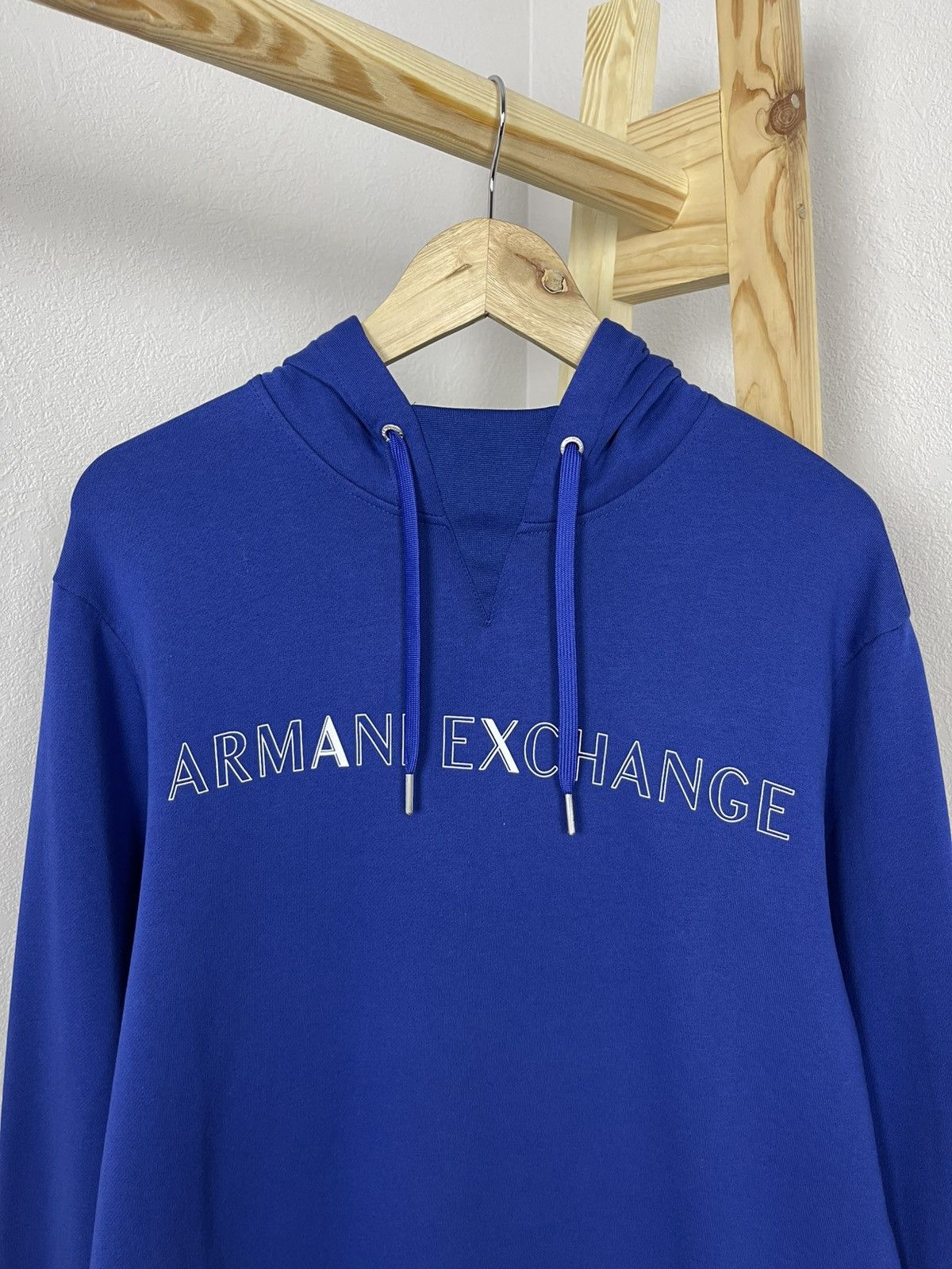 Armani Exchange Armani Exchange Hoodie Box Logo Size US M / EU 48-50 / 2 - 2 Thumbnail