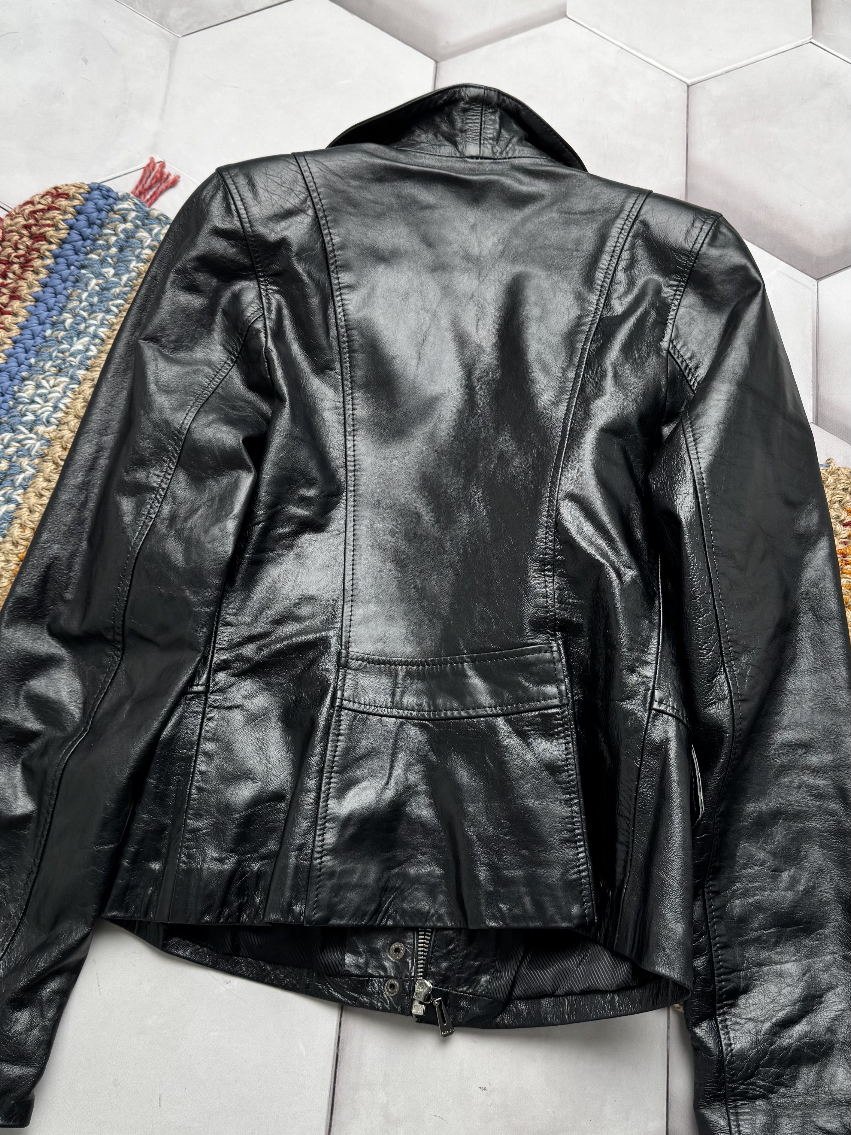 Vintage Vintage Cropped Leather Jacket (E4) Size M / US 6-8 / IT 42-44 - 10 Thumbnail