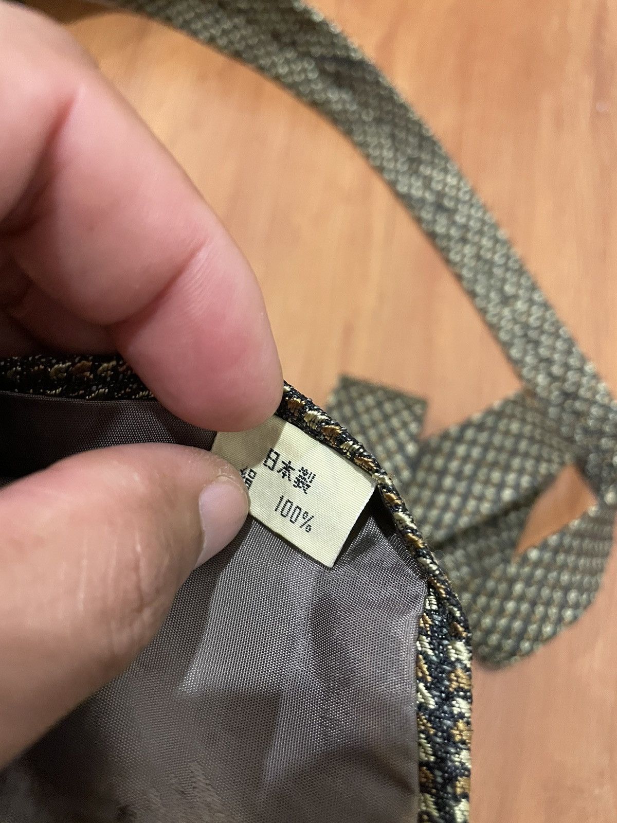 Issey Miyake × Japanese Brand Issey Miyake Man Necktie Made in Japan Size ONE SIZE - 6 Thumbnail