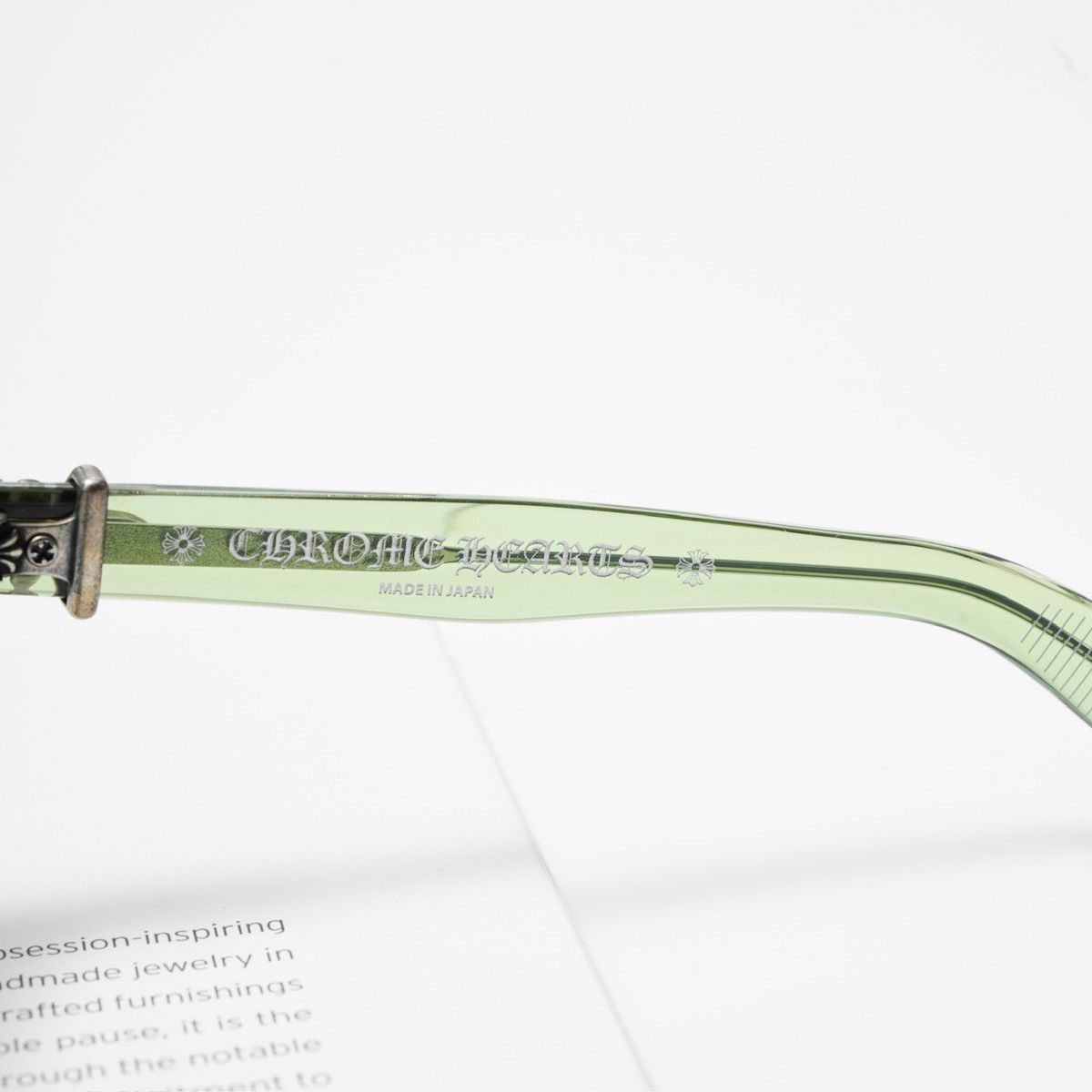 Chrome Hearts CHROME HEARTS VAGILLIONAIRE I DARK OLIVE GLASSES Size ONE SIZE - 4 Thumbnail