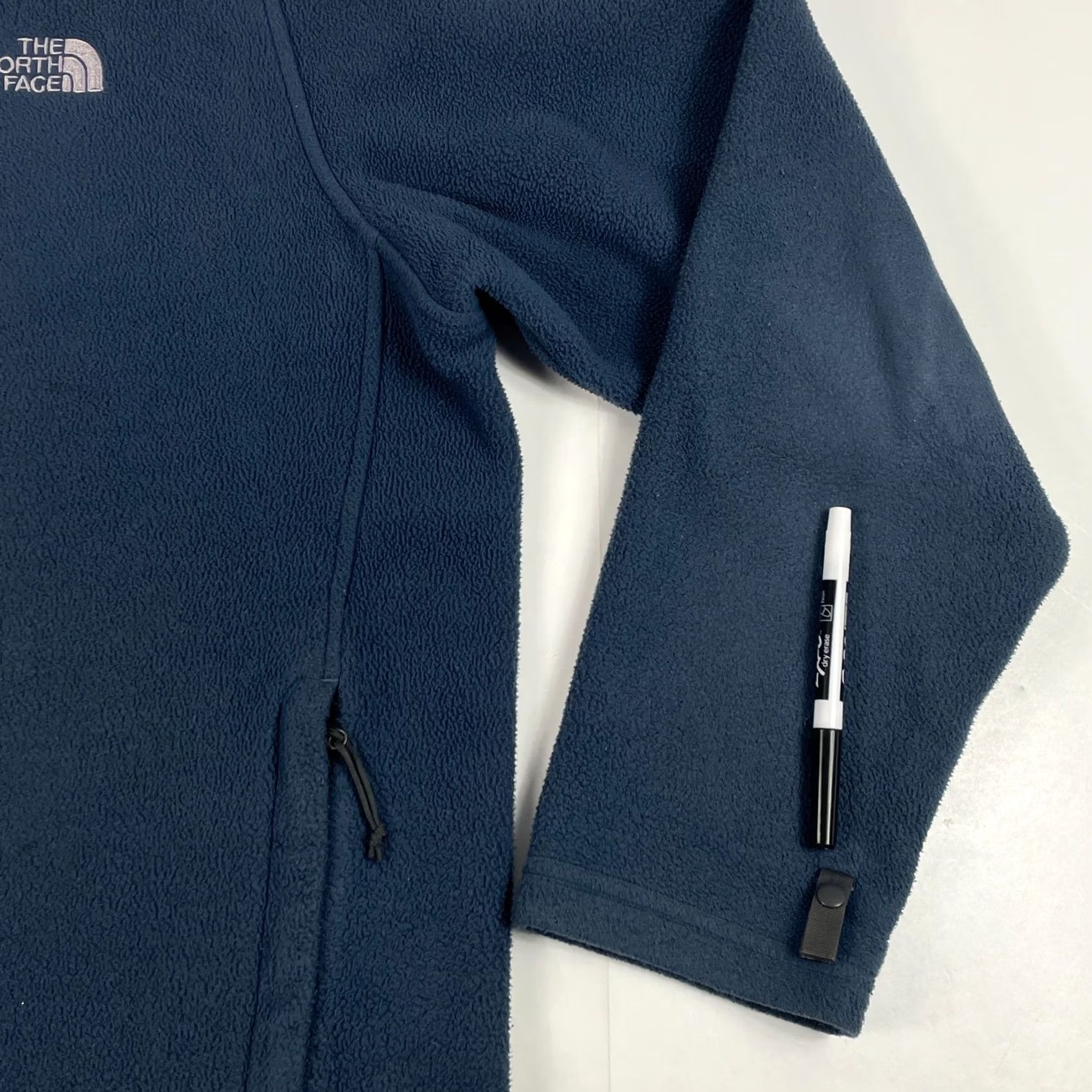 The North Face The North Face Jacket Mens XL Blue Fleece Full Zip Outdoors Regular Fit Wind-Resistant Pockets Logo Embroidered Casual, Travel, Workwear Men Size US XL / EU 56 / 4 - 4 Thumbnail