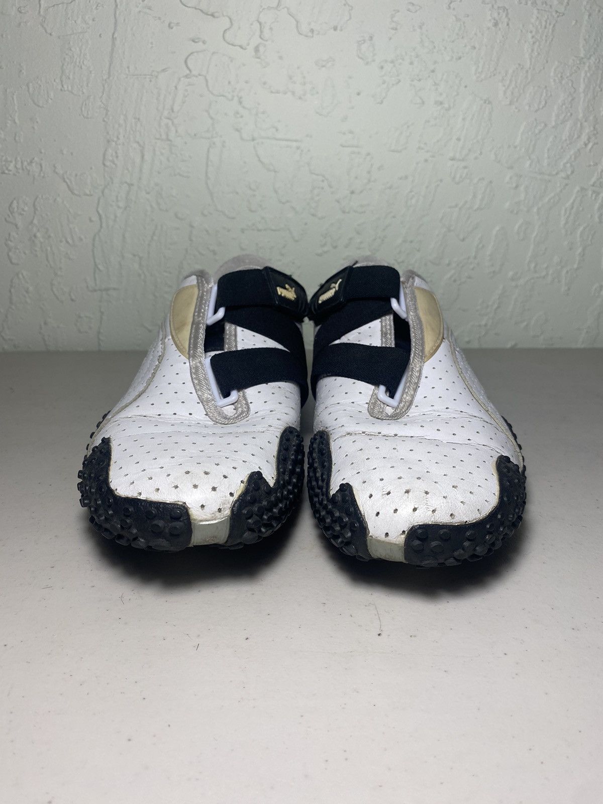 Puma PUMA Mostro White Leather Driving/Riding Shoes Size US 7 / IT 37 - 2 Thumbnail