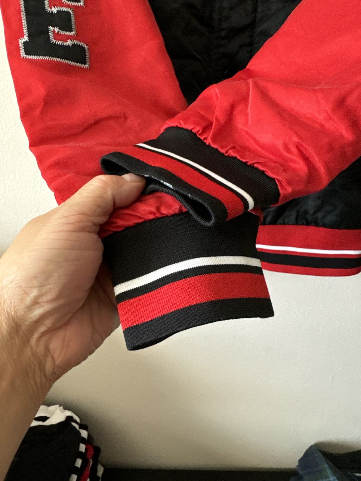 Nike NIKE Force Uptowns 1989 Varsity Bomber Jacket Size US S / EU 44-46 / 1 - 7 Thumbnail