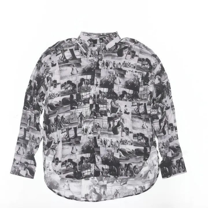 Balenciaga Balenciaga Balenciaga Printed Long Sleeve Casual Shirt -25 Size US S / EU 44-46 / 1 - 1 Thumbnail