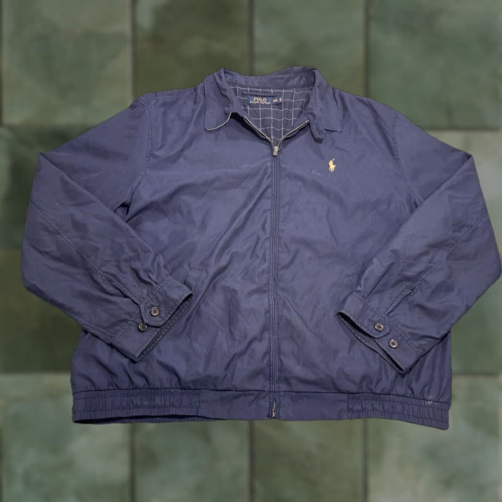 Polo Ralph Lauren Polo Ralph Lauren Jacket Mens XXL Blue Bi-Swing Chin Strap Plaid Lined Bomber Zip Casual Size US XXL / EU 58 / 5 - 1 Thumbnail