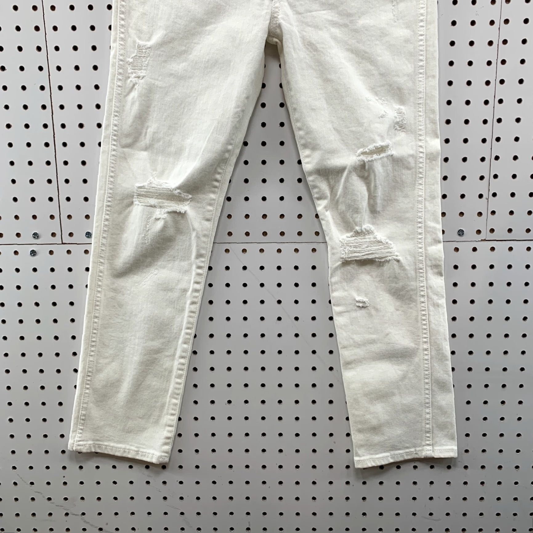 Gap GAP White Denim Jeans Womens Petite 26 Slim Straight Casual 26P NWT Size 26" / US 2 / IT 38 - 3 Thumbnail