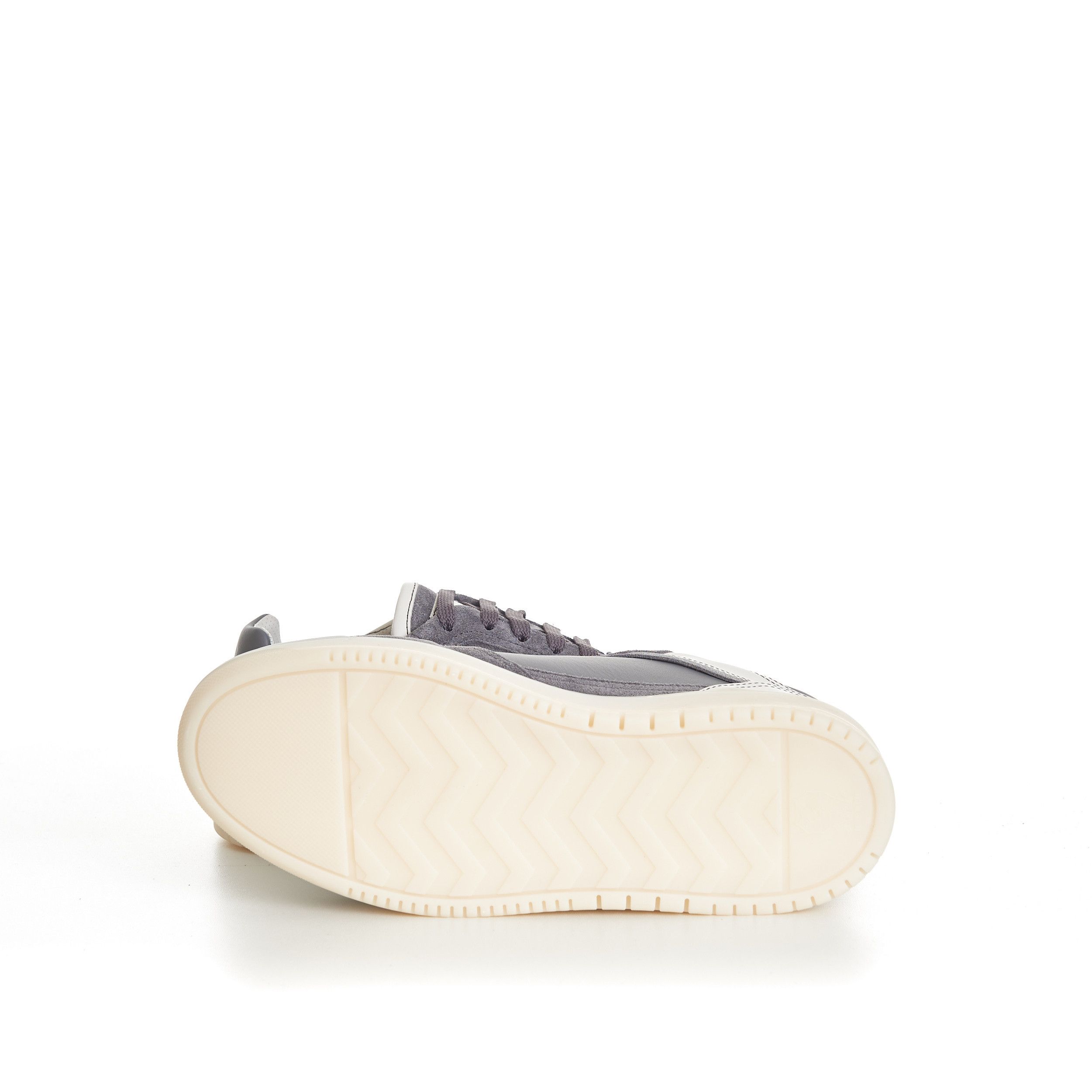 Brunello Cucinelli Semi-Polished Calfskin And Washed Suede Basket Sneakers Size US 6 / EU 39 - 10 Thumbnail