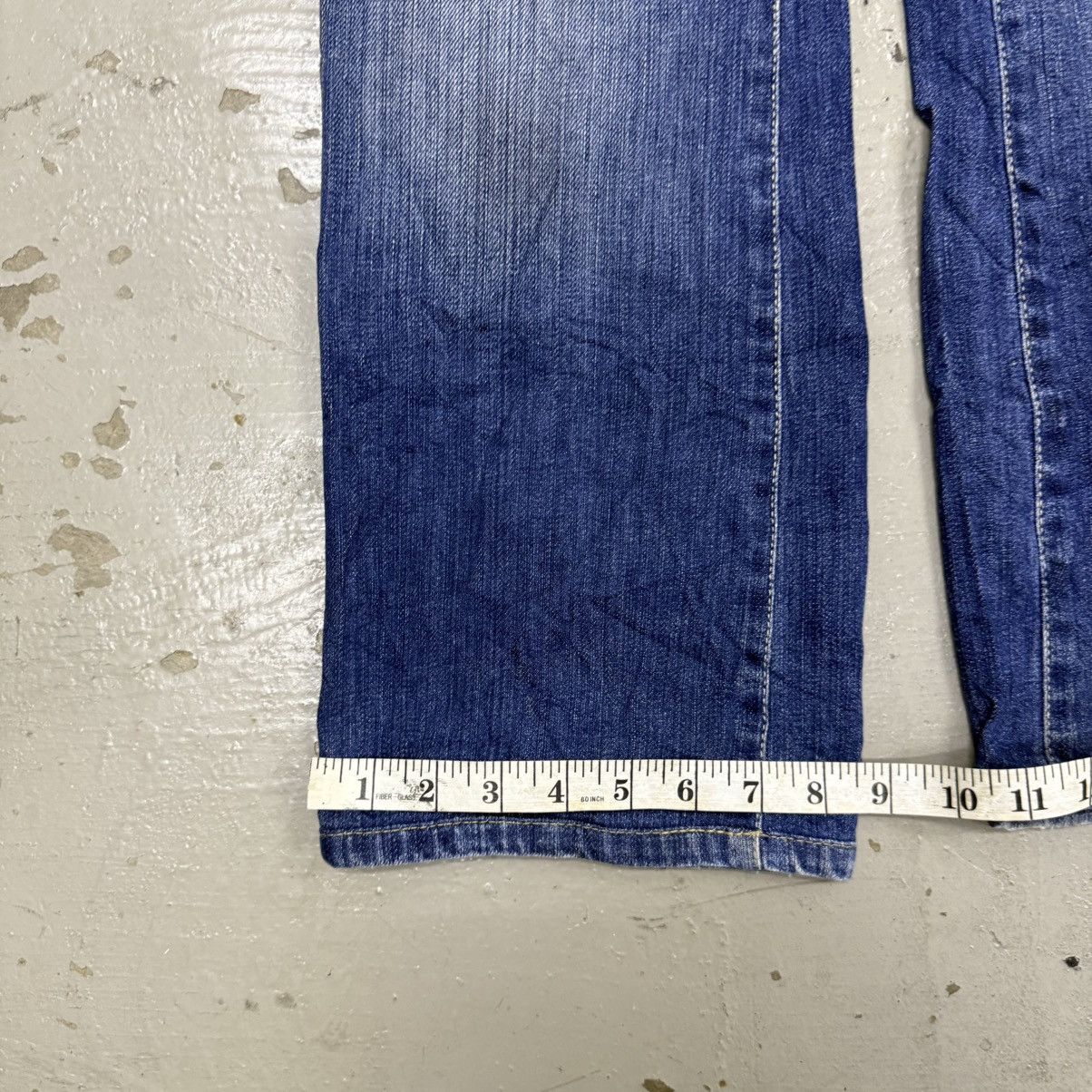 Hedi Slimane Denim bell bottom slim punk gothic japanese skull cross Size US 30 / EU 46 - 6 Thumbnail