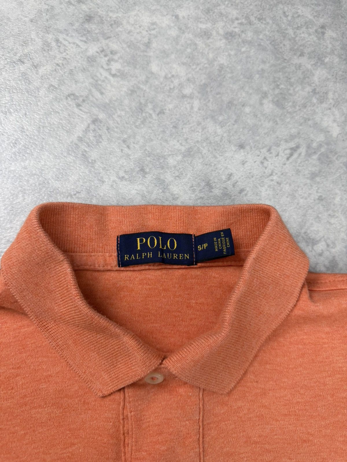 Polo Ralph Lauren Polo Ralph Lauren Orange Polo Shirt Short Sleeve Size S Size US S / EU 44-46 / 1 - 4 Thumbnail