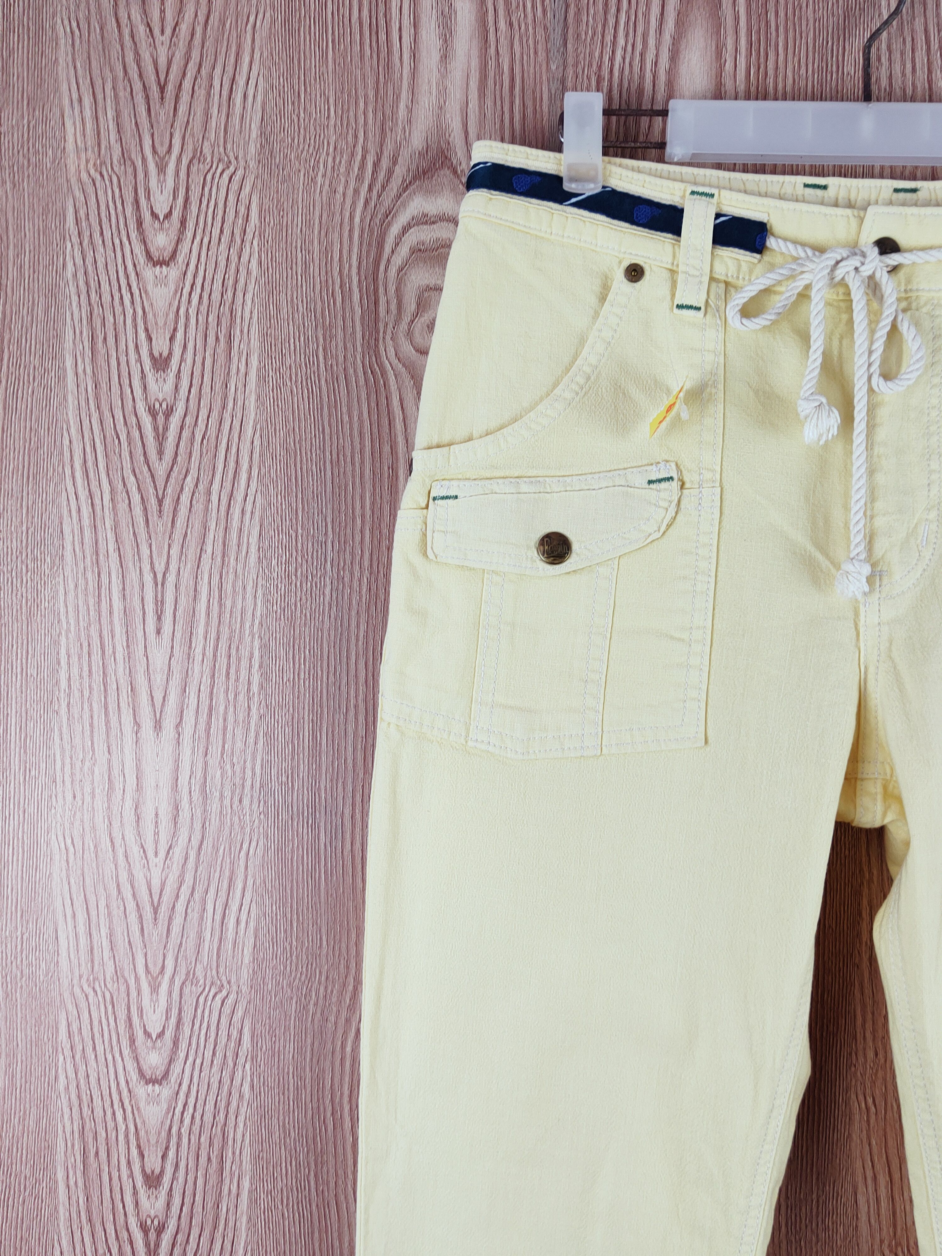 Edwin Edwin dungaree japan Yellow cargo Casual Pants #W842 Size US 29 - 3 Thumbnail