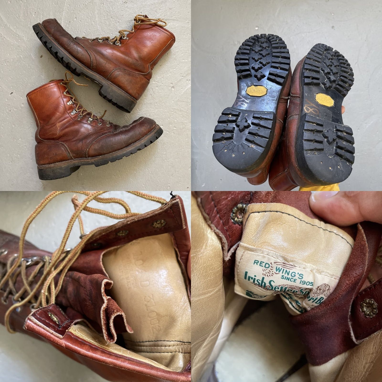 Vintage VINTAGE Red Wing Irish Setter Sport Moc Toe Leather Work Logging Boots USA 10.5 Size US 11 / EU 44 - 8 Thumbnail