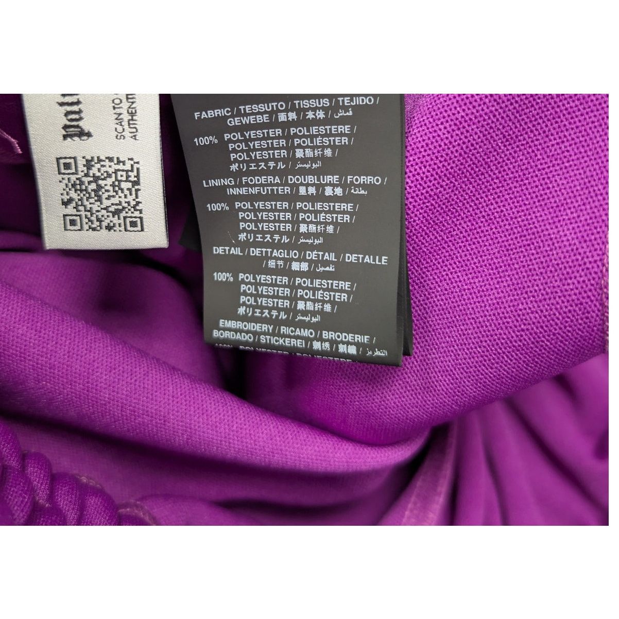Palm Angels o1rshd1 Q:2 / Classic Logo Track Pants in Purple / Off White Size US 30 / EU 46 - 18 Thumbnail