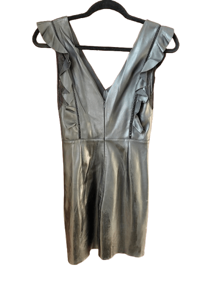 Zara Zara Bodycon Mini Dress XS Ruffle Detail Party Club Dress Size XS / US 0-2 / IT 36-38 - 3 Thumbnail