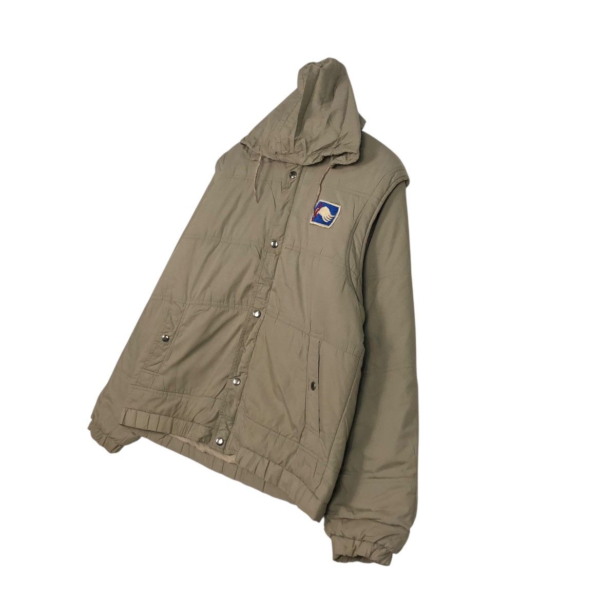 Japanese Brand 🔥VINTAGE PUFFER BIKER JACKET PUNK UNBRANDED ISSEY MIYAKE Size US L / EU 52-54 / 3 - 4 Thumbnail
