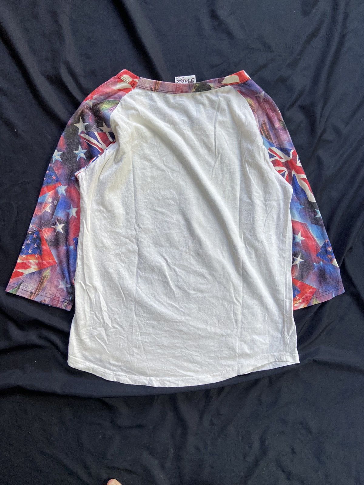 Japanese Brand STAR SHIR GO GO PLANET RAGLAN TEE Size US M / EU 48-50 / 2 - 10 Thumbnail