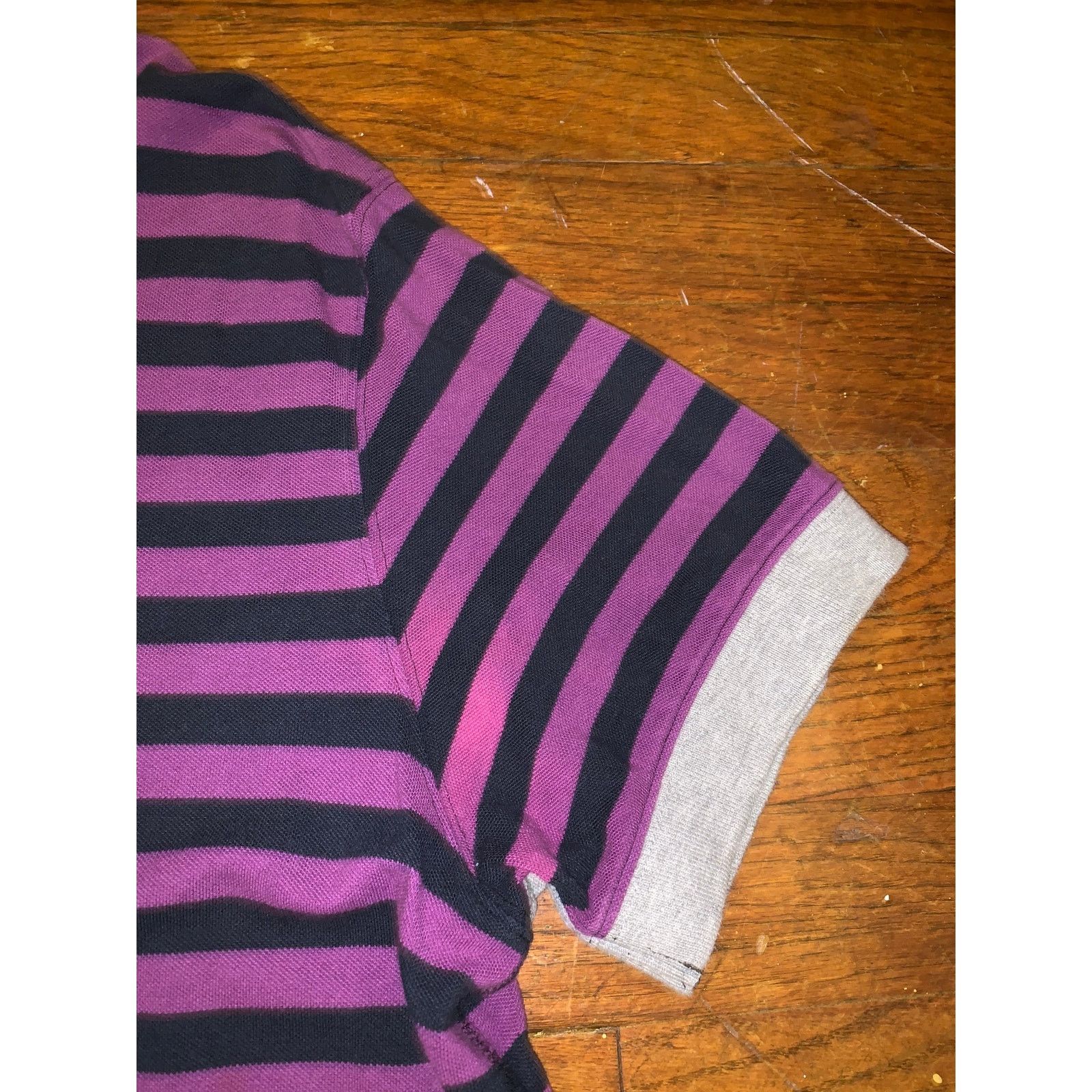 Paul Smith Paul Smith Archive Striped Henley Purple Black Men’s Large Size US L / EU 52-54 / 3 - 8 Thumbnail