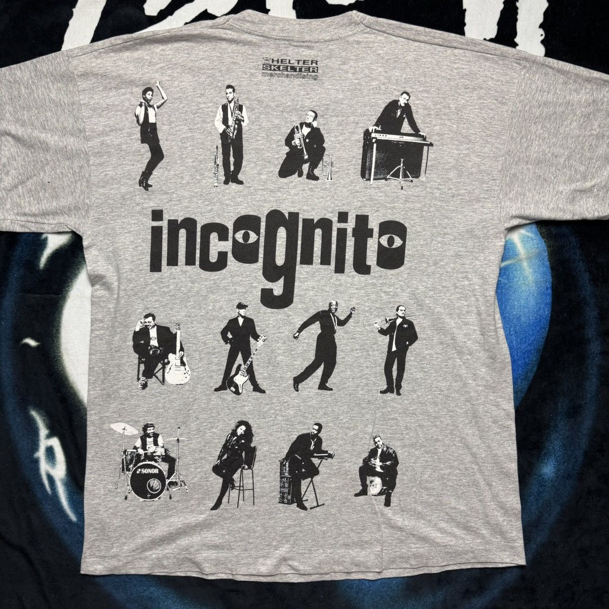 Band Tees × Vintage 90's Helter Skelter Incognito Jazz Tees Size US L / EU 52-54 / 3 - 5 Thumbnail
