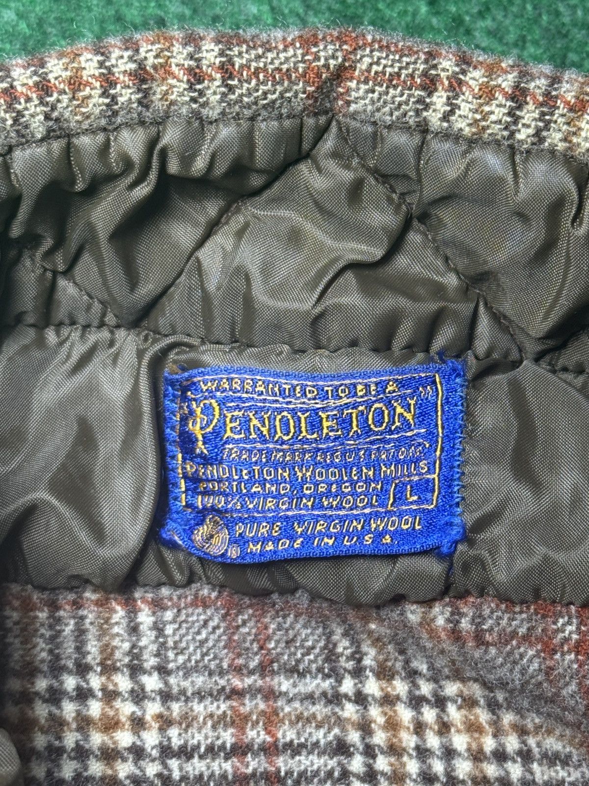 Pendleton Vintage 70s 80s Pendleton Wool Plaid Flannel Shirt Size US L / EU 52-54 / 3 - 2 Thumbnail
