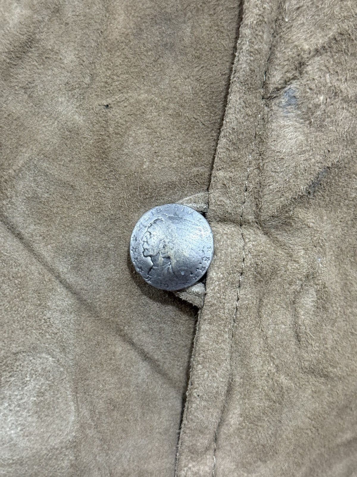 Japanese Brand × Leather G.O.A Suede Leather Vest Size US M / EU 48-50 / 2 - 9 Thumbnail