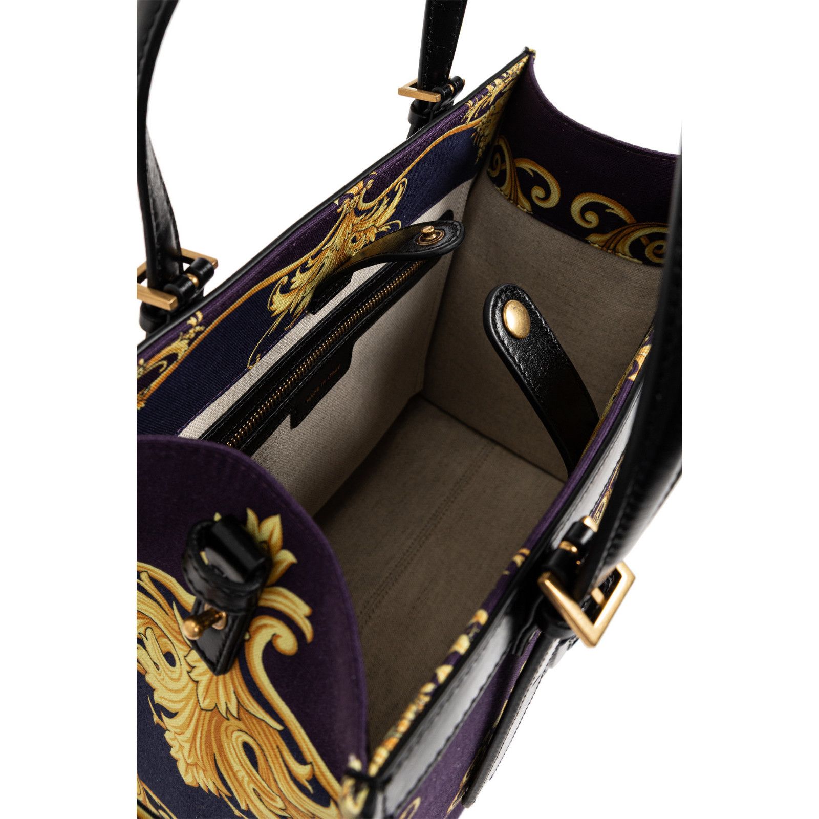 Versace Versace Riviere Purple Tote Bag New & Authentic Size ONE SIZE - 4 Thumbnail