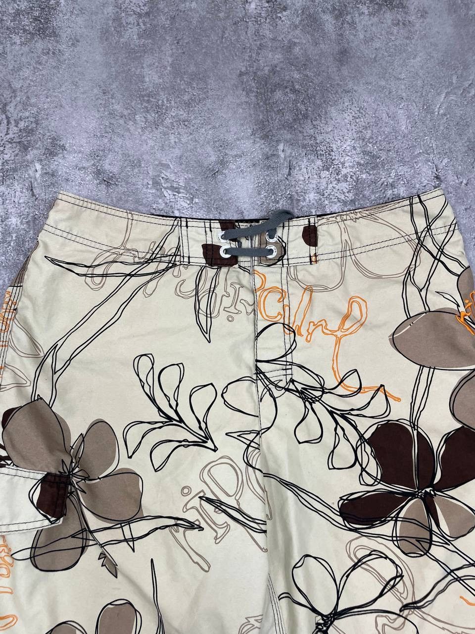 Ripcurl Rip Curl Men Swim Shorts Beige Floral Size W34 Size US 34 / EU 50 - 2 Thumbnail