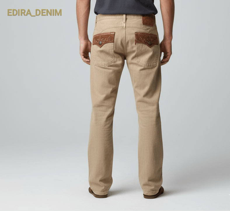 Edwin Vintage Edwin Cowboy Style Jeans – Leather Pocket Detail Size US 36 / EU 52 - 13 Thumbnail