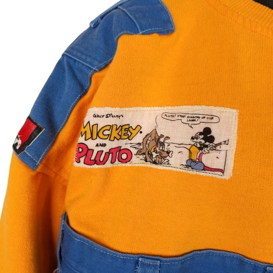Disney VINTAGE Disney Sweatshirt Womens Size Large Yellow 80s Claude Attias Pop Art Mickey Mouse Size L / US 10 / IT 46 - 3 Thumbnail