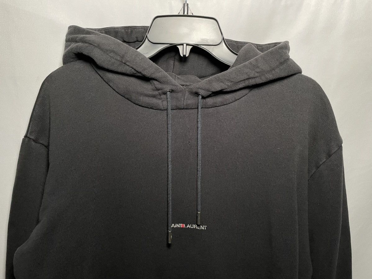 Saint Laurent Paris Saint Laurent Logo Hoodie Size US M / EU 48-50 / 2 - 2 Thumbnail