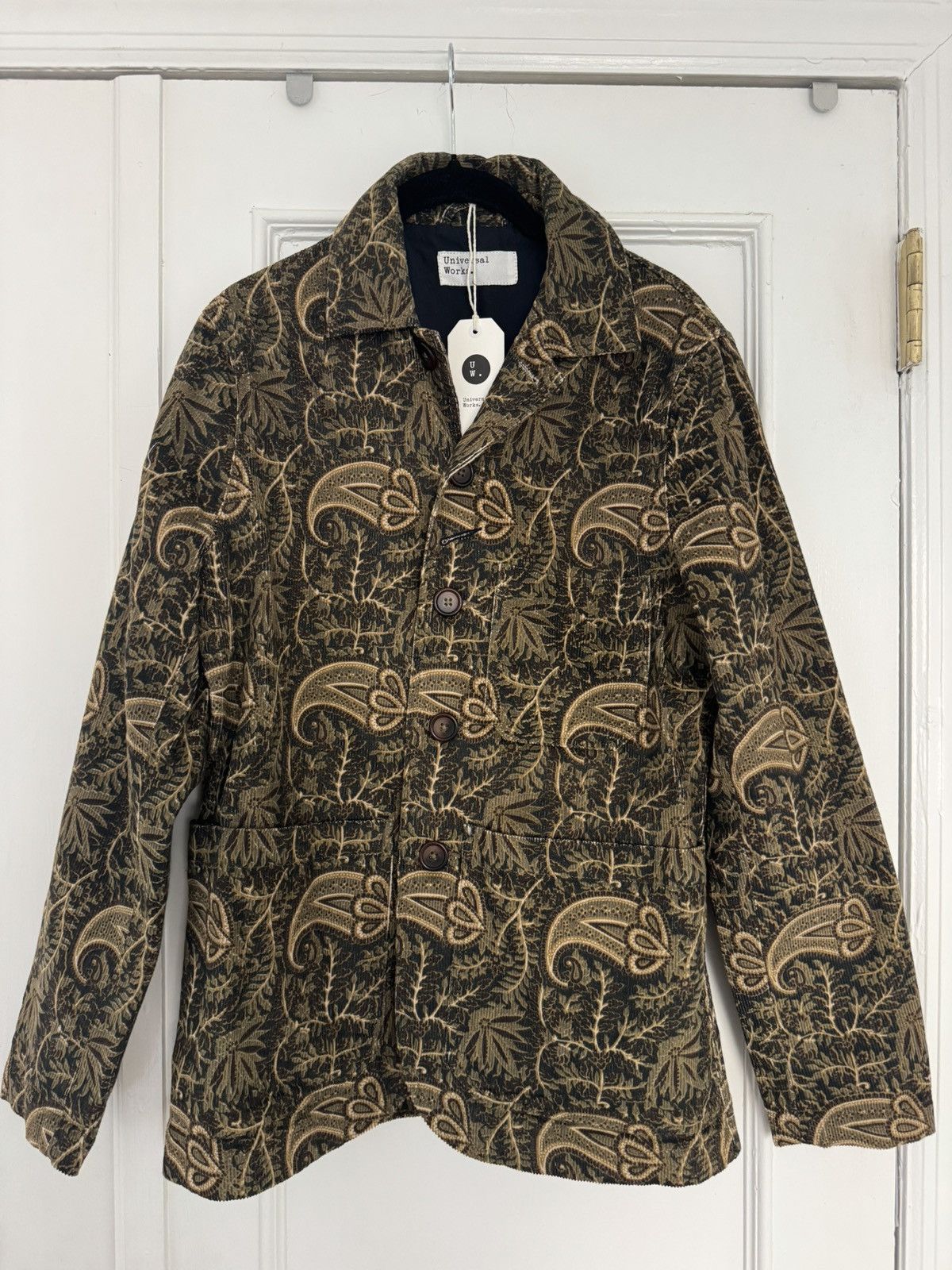 Universal Works XS Universal Works Bakers Chore Jacke Paisley Cord NWT Size US XS / EU 42 / 0 - 1 Thumbnail