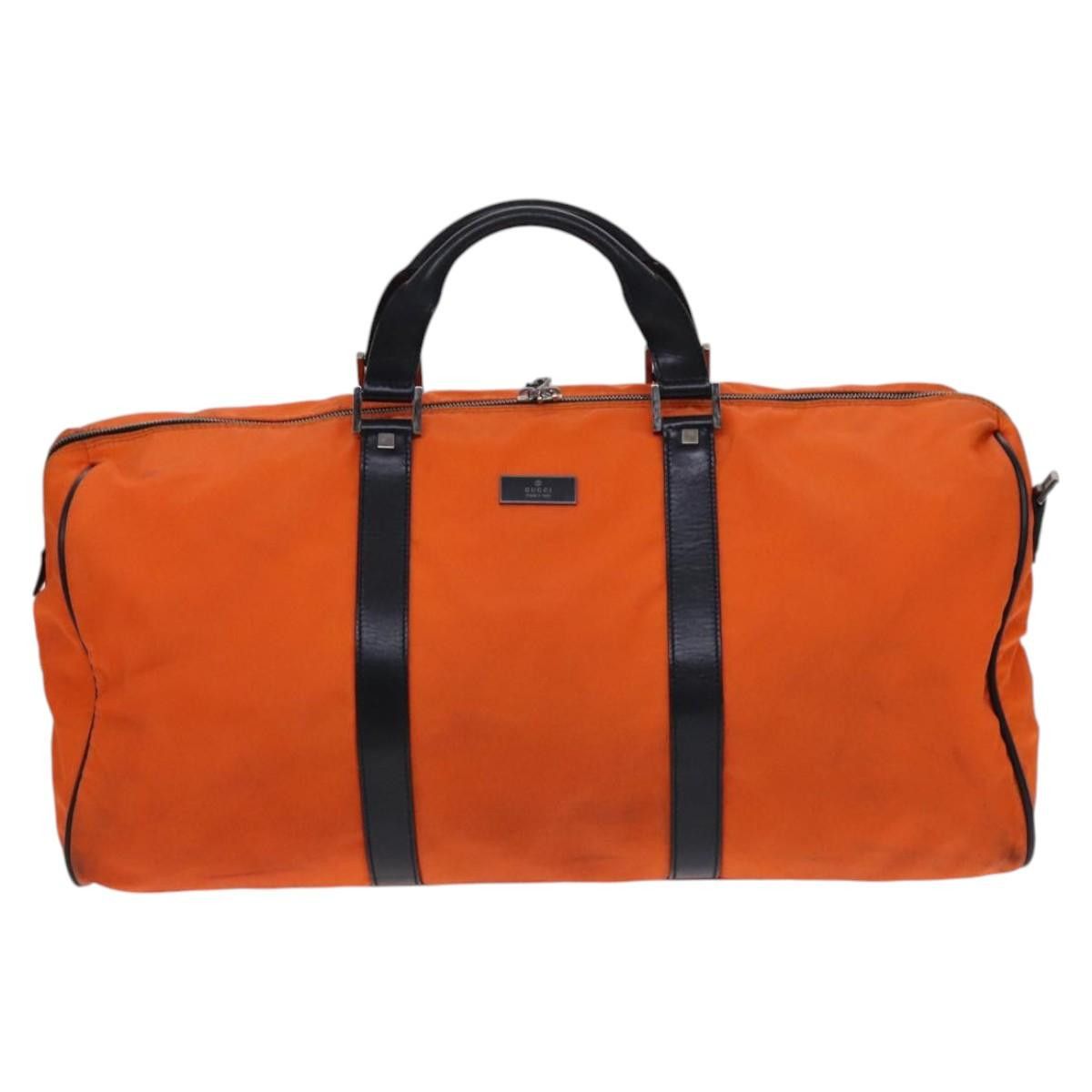 Gucci GUCCI Boston Bag Nylon Orange Black Size ONE SIZE - 2 Thumbnail