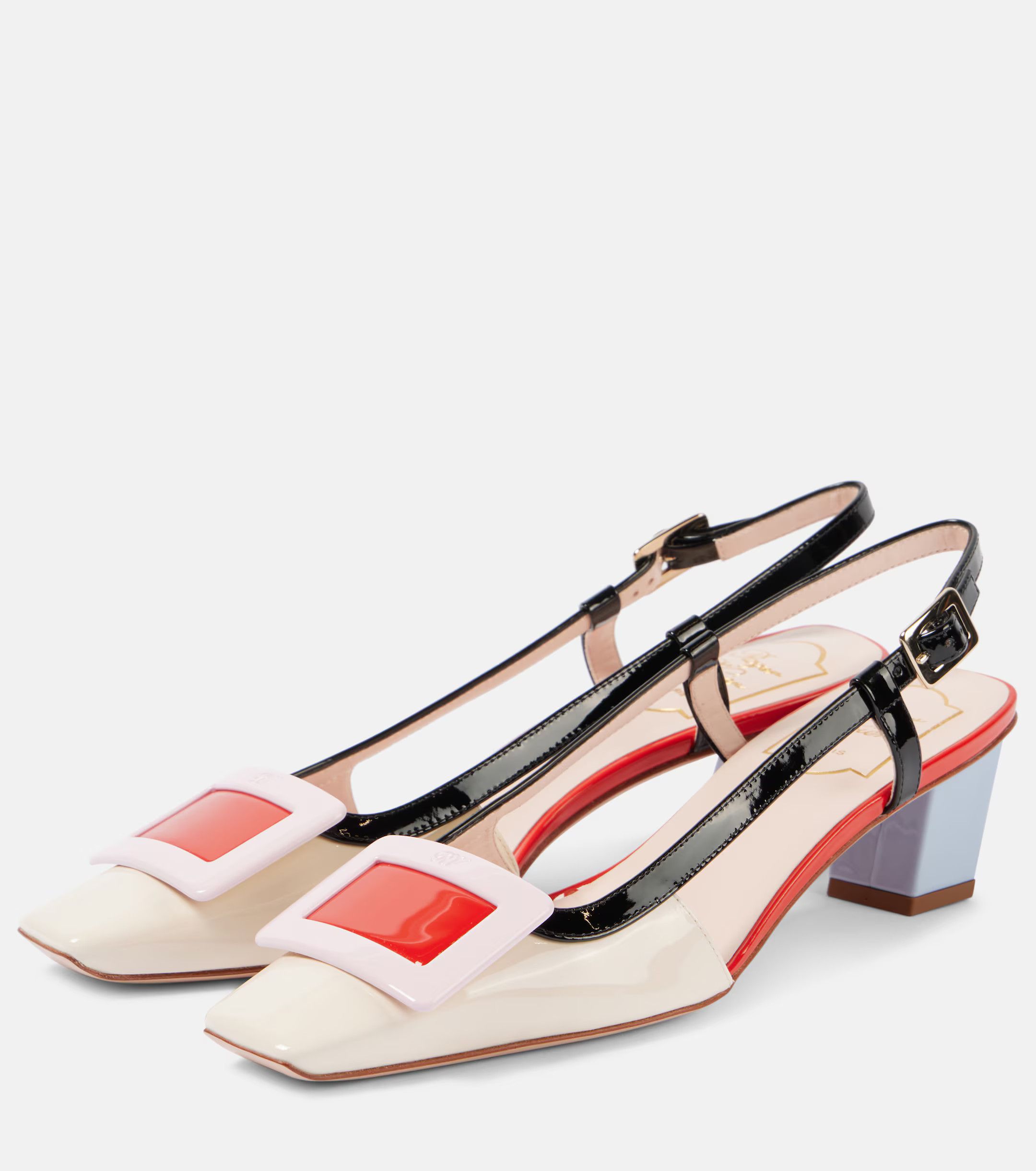 Roger Vivier o1s22i1n0824 Belle Slingback Pumps in Multicolor Size US 6 / IT 36 - 4 Thumbnail