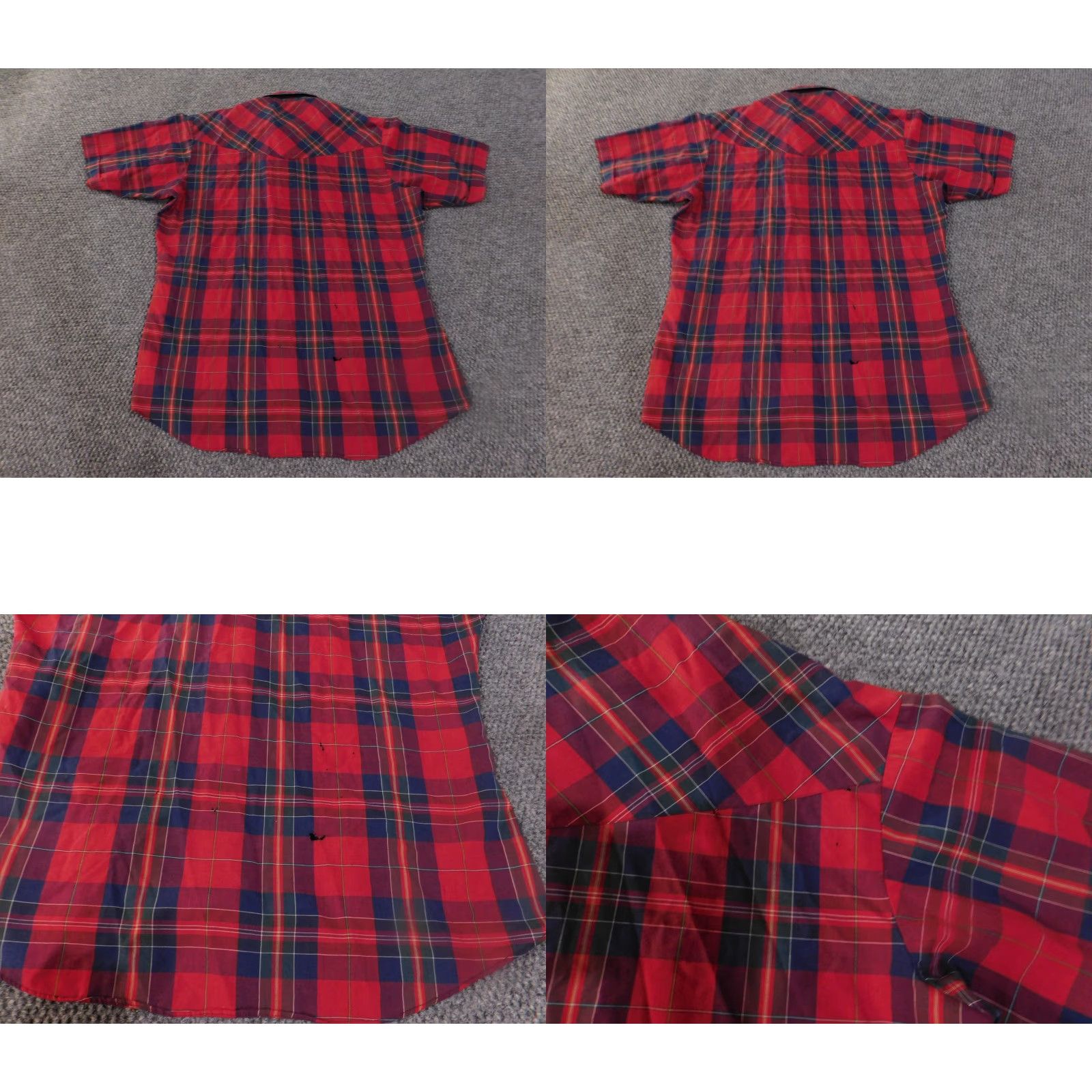 Vintage VINTAGE Ely Cattleman Shirt Mens M Red Blue Plaid Western Pearl Snap 80s Size US M / EU 48-50 / 2 - 8 Thumbnail
