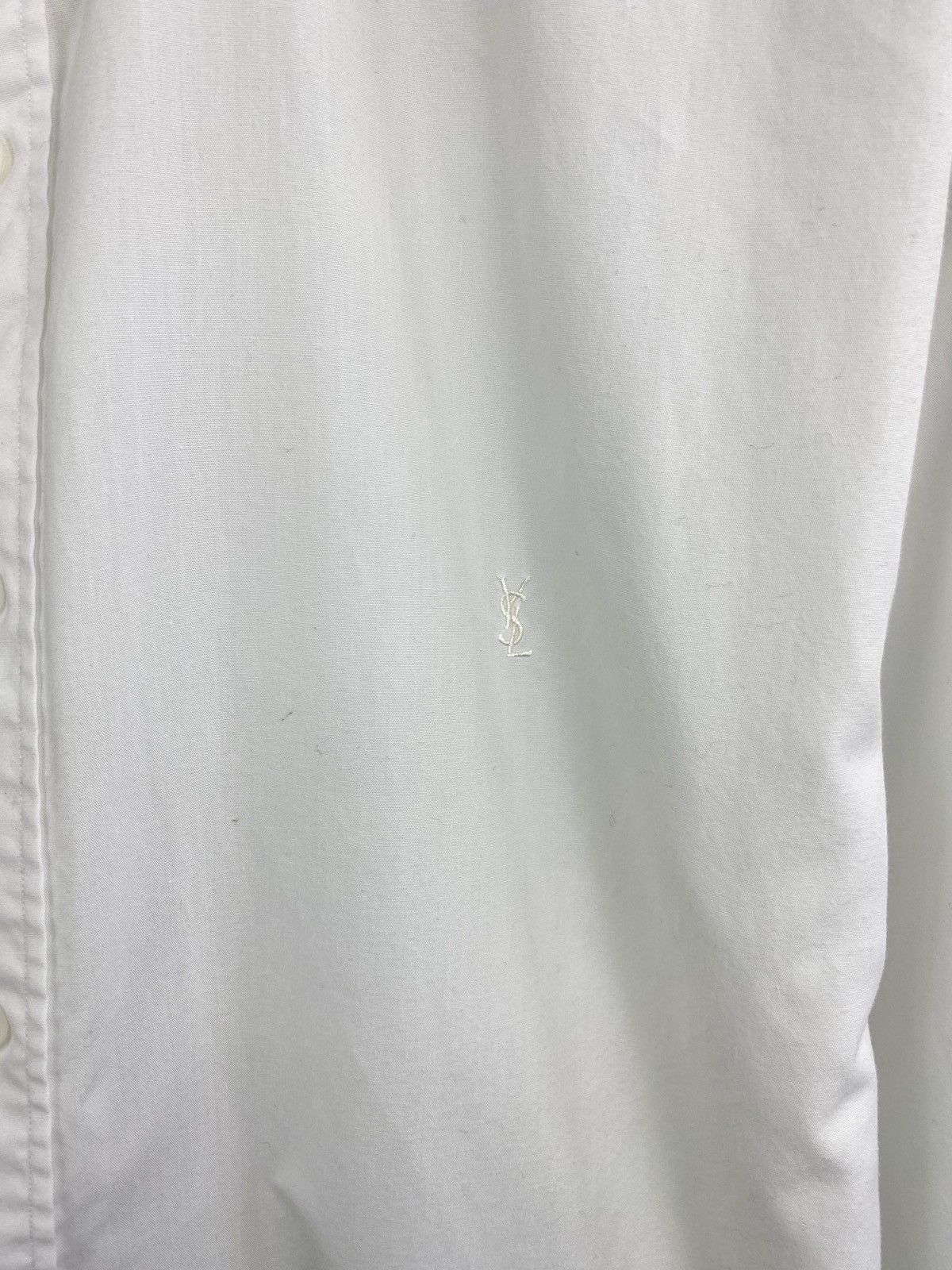 Yves Saint Laurent Vintage 90s Yves Saint Laurent YSL Button Up Cufflinks Shirt Size US XL / EU 56 / 4 - 4 Thumbnail
