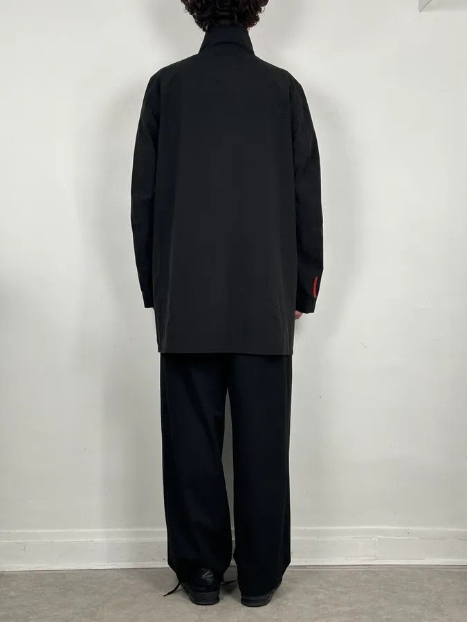 Prada AW2007 Prada Black Nylon Long Windbreaker Jacket Size US L / EU 52-54 / 3 - 3 Thumbnail