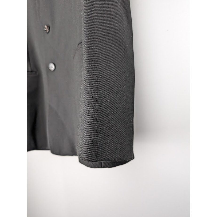 Bottega Veneta o1rshd1 Tech Wool Twill Jacket in Black Size US M / EU 48-50 / 2 - 8 Thumbnail