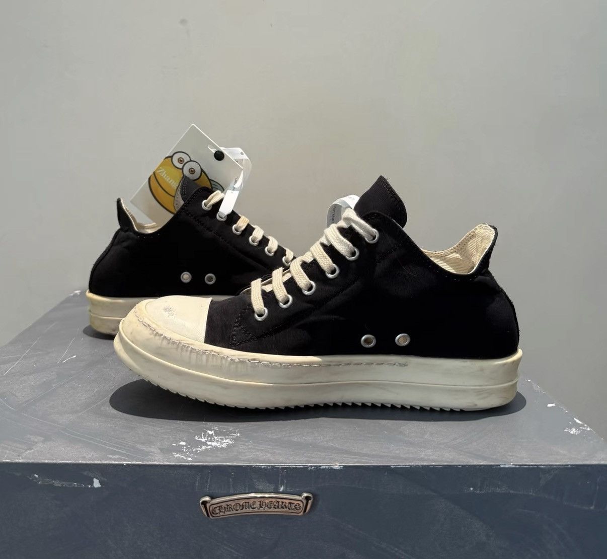 Rick Owens Rick Owens DRKSHDW Classic Nylon Converse-Inspired Sneakers Size US 8 / IT 38 - 4 Thumbnail