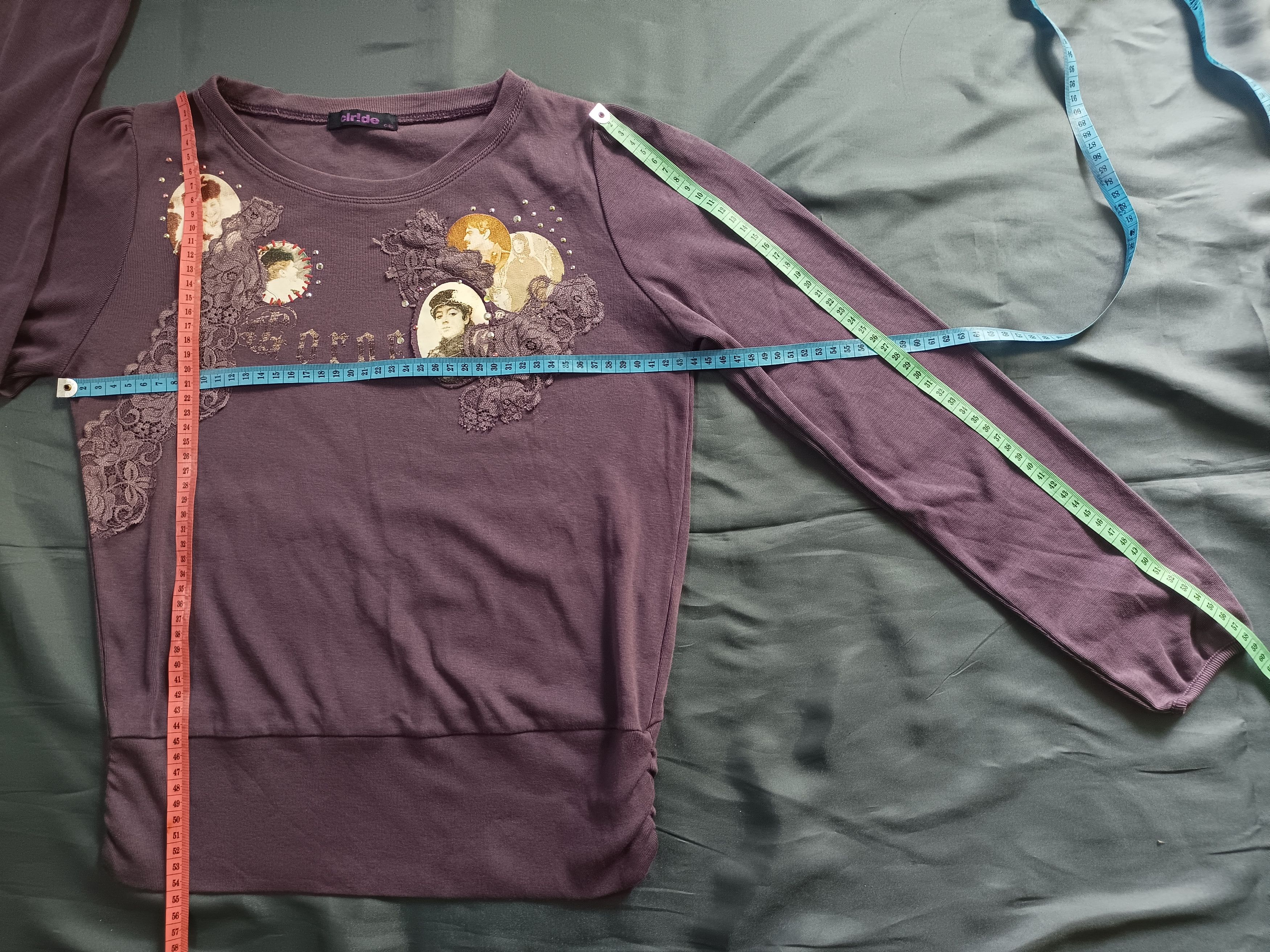 Japanese Brand Vintage y2k CLR!DE Japanese Brand Long Sleeve T shirt Size L / US 10 / IT 46 - 6 Thumbnail