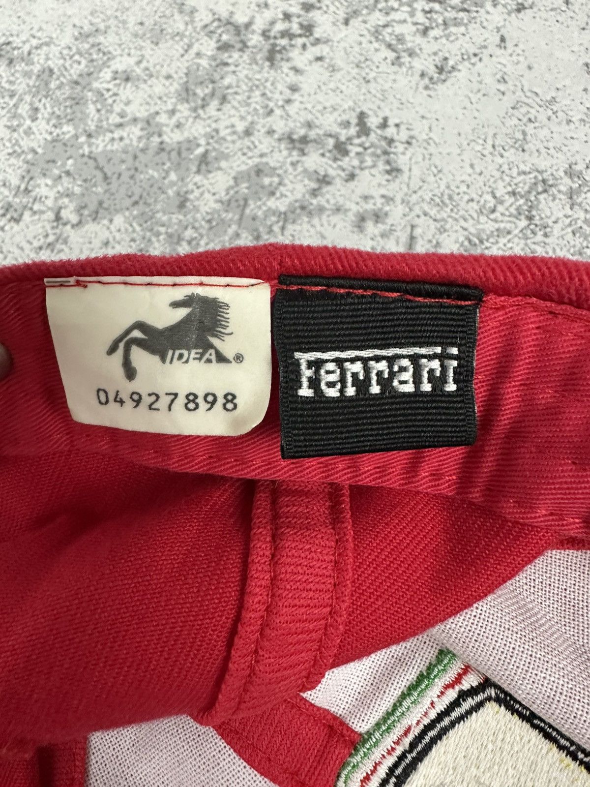 Ferrari Vintage Ferrari Racing Cap Red Logo Rare Licensed F1 Merch Size ONE SIZE - 6 Thumbnail