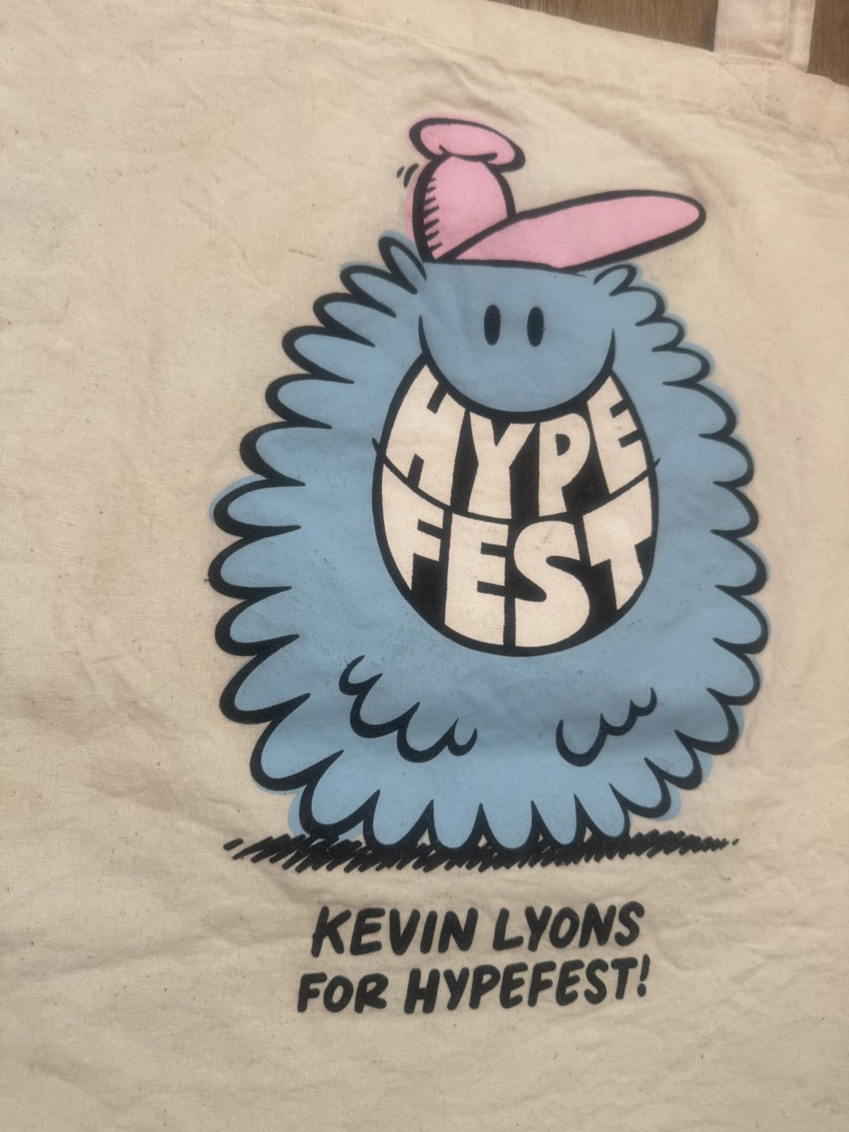 Hypebeast Hypefest x Kevin Lyons 2018 Official Comic Tote Blue/Pink Size ONE SIZE - 5 Thumbnail